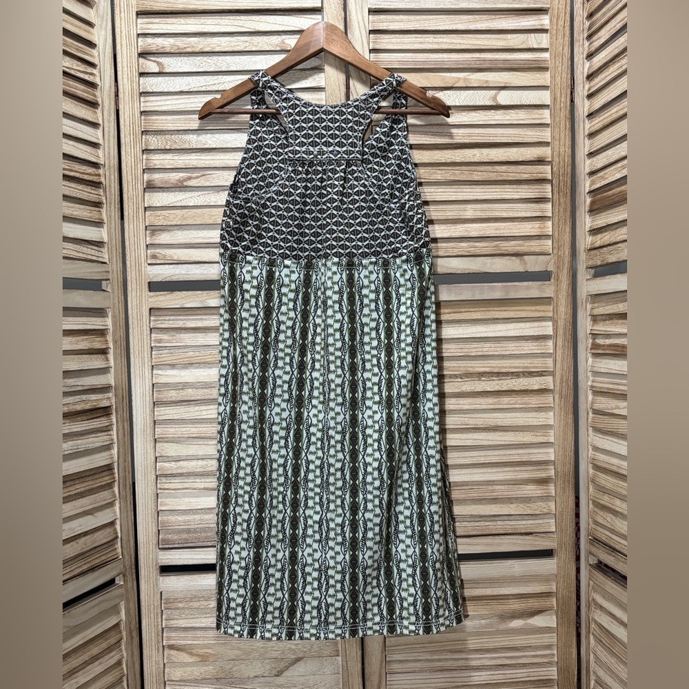 Athleta Featherweight Midi Dress 6 Tall NWOT Boho Tribal Sundress Packable - Picture 2 of 9